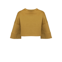 Hořčicový volný top BASIC